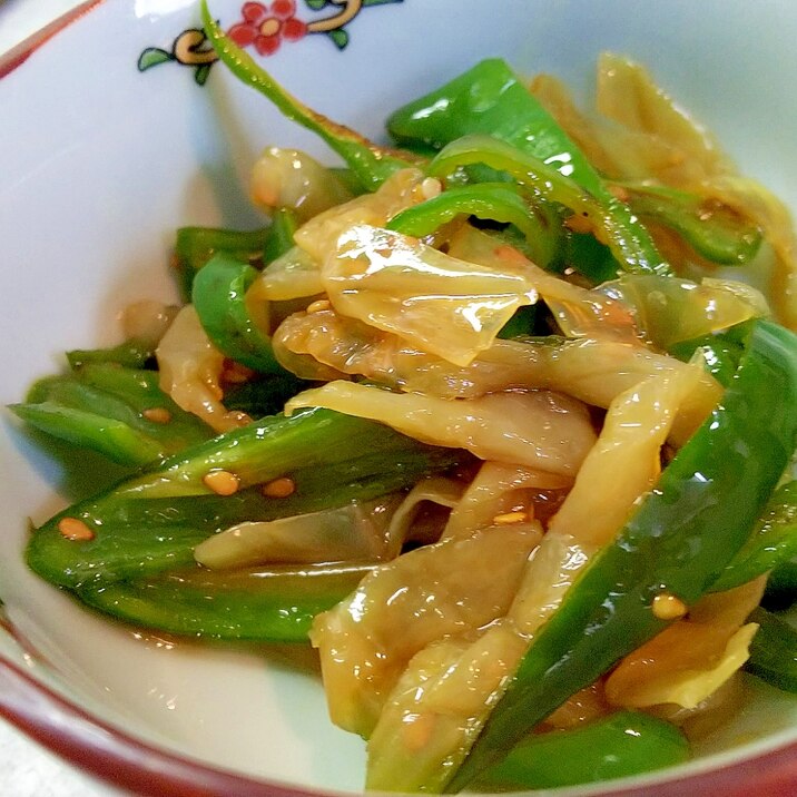 万願寺唐辛子の中華くらげ